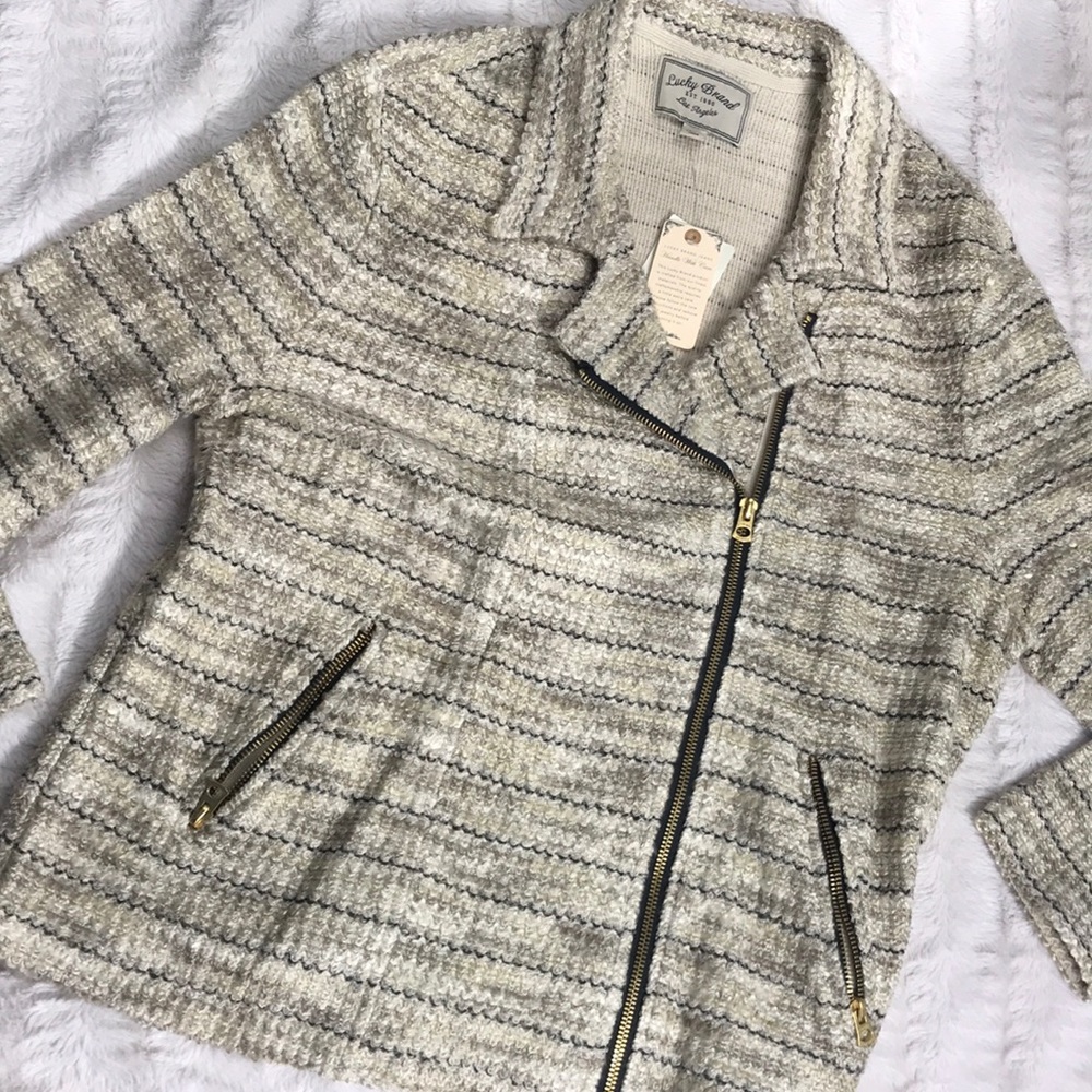 New Lucky Brand Lightweight warm fabric jacket XL